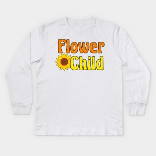 Flower Child Kids Long Sleeve T-Shirt